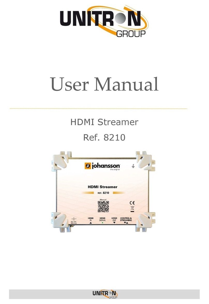 Unitron Johansson 8210 user manual