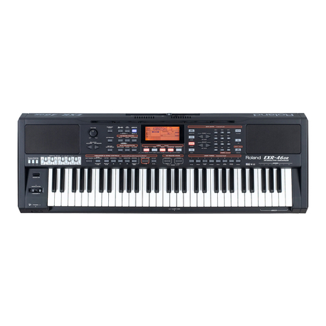 Roland Interactive Arranger EXR-46 OR User manual