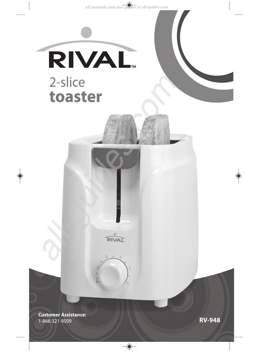 Rival RV-948 instruction manual