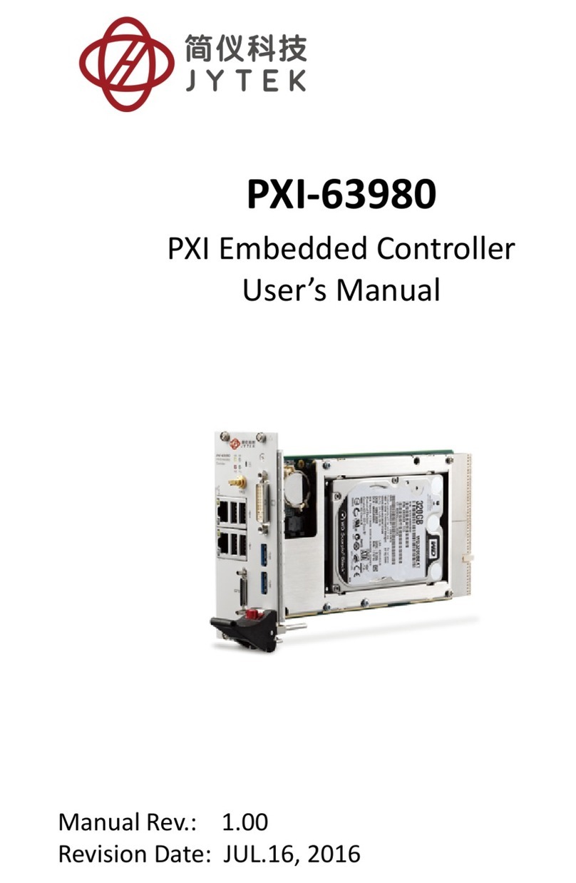 JYTEK PXI-63980 user manual