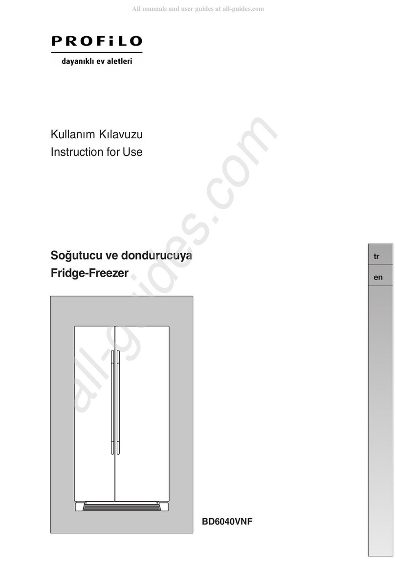 PROFILO BD6040VNF Instructions for use