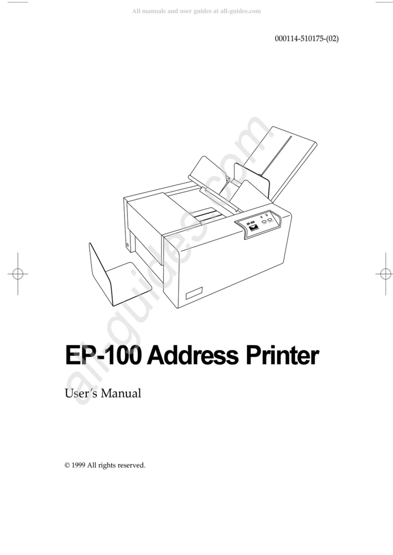 Primera EP-100 User manual