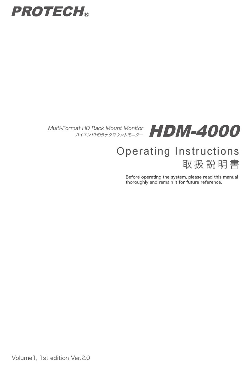 protech HDM-4000 operating instructions