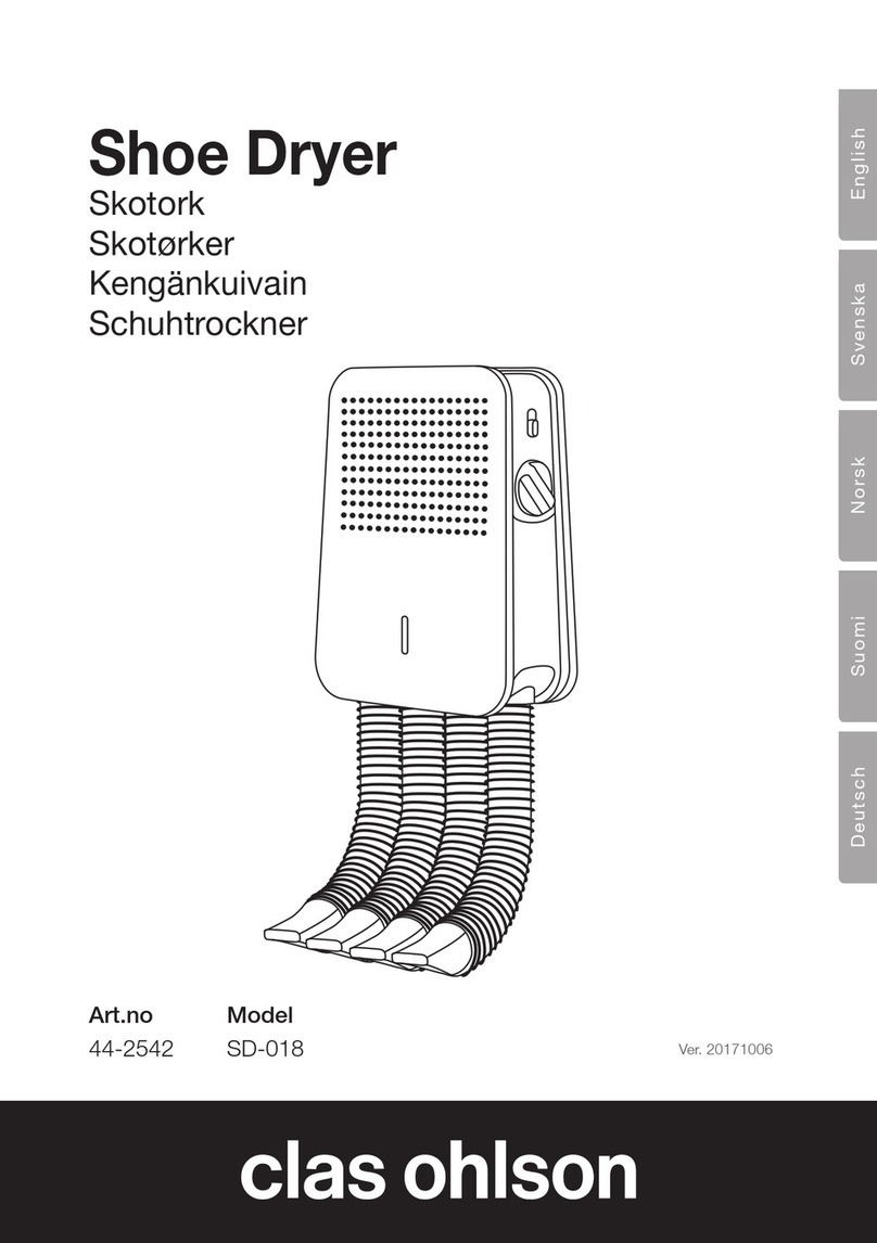 Clas Ohlson SD-018 instruction manual