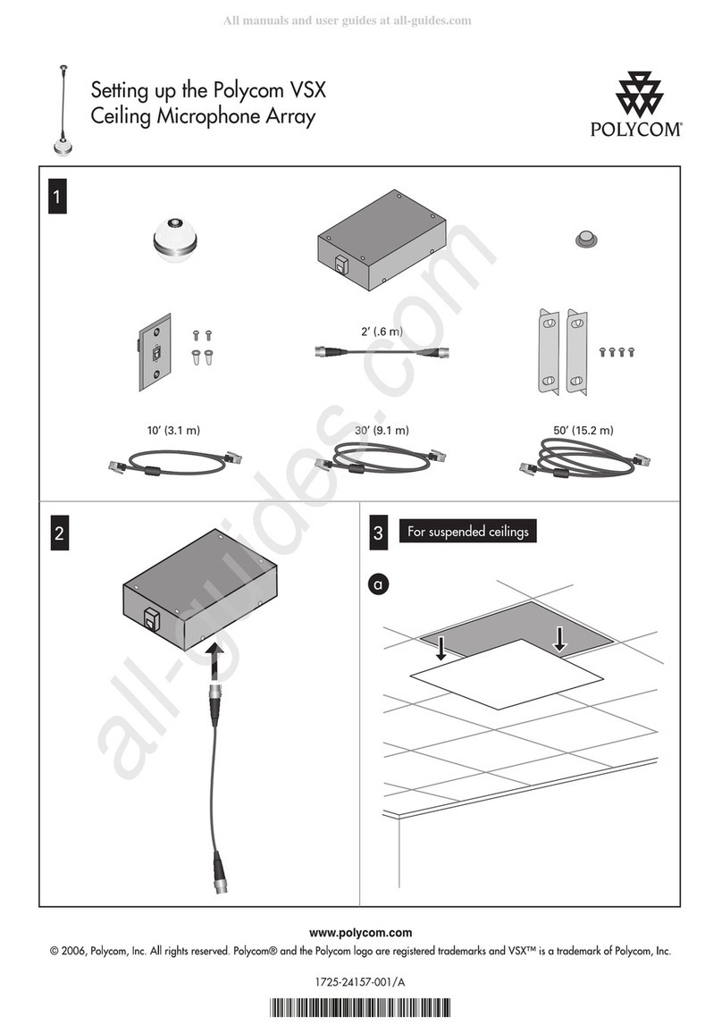 Polycom VSX Series User instructions