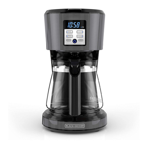 BLACK DECKER CM1331BS use and care manual
