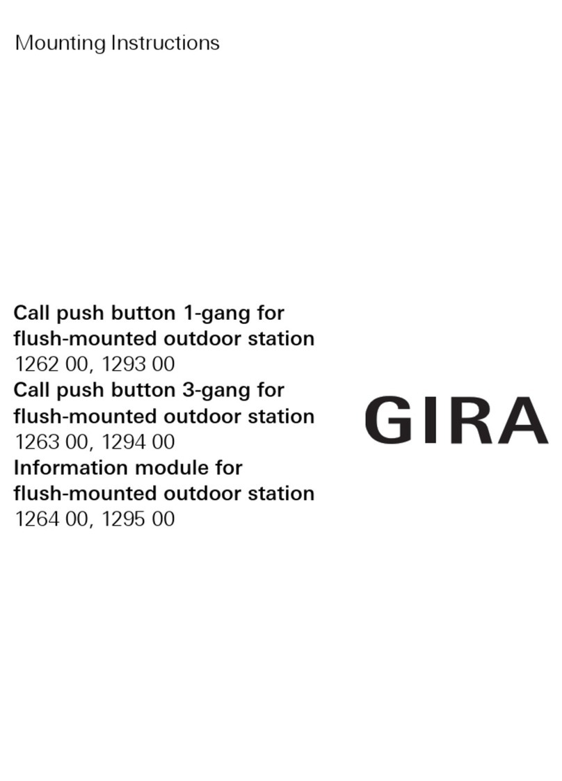 Gira 1264 00 Mounting instructions