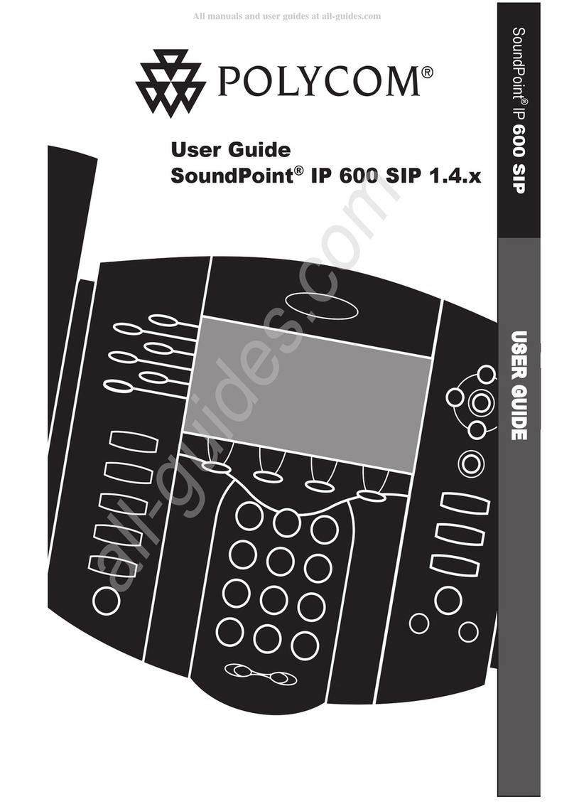 Polycom SoundPoint IP 600 SIP User manual