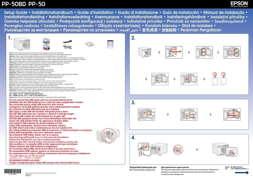 Epson Disc Producer PP-50 Setup guide