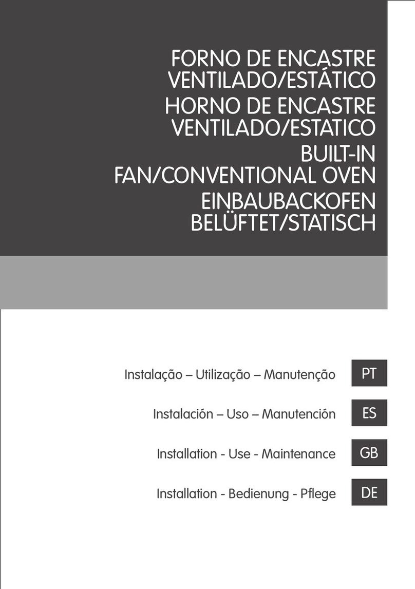 Meireles MF 7606 X Installation, use and maintenance handbook