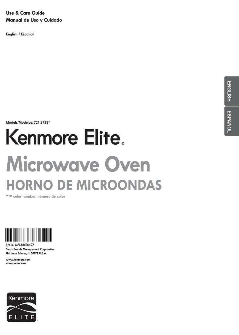 Kenmore 721.8758 Series Use & care guide