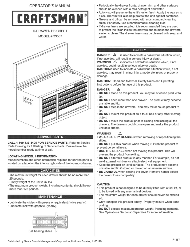 Craftsman 33507 Operator's manual Craftsman 33507 Operator's manual