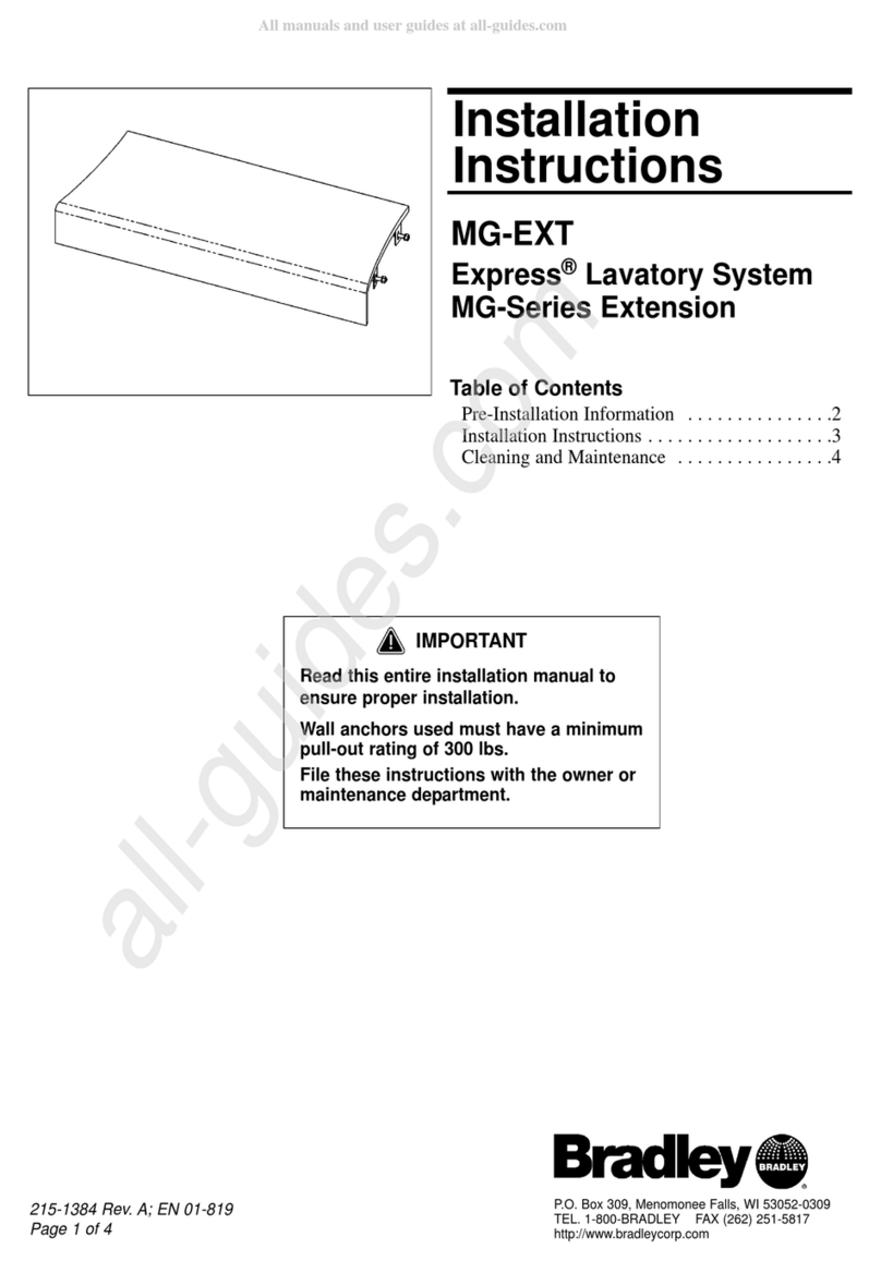 Bradley Express MG Series User manual