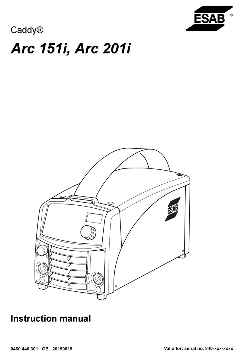 ESAB Caddy Series instruction manual