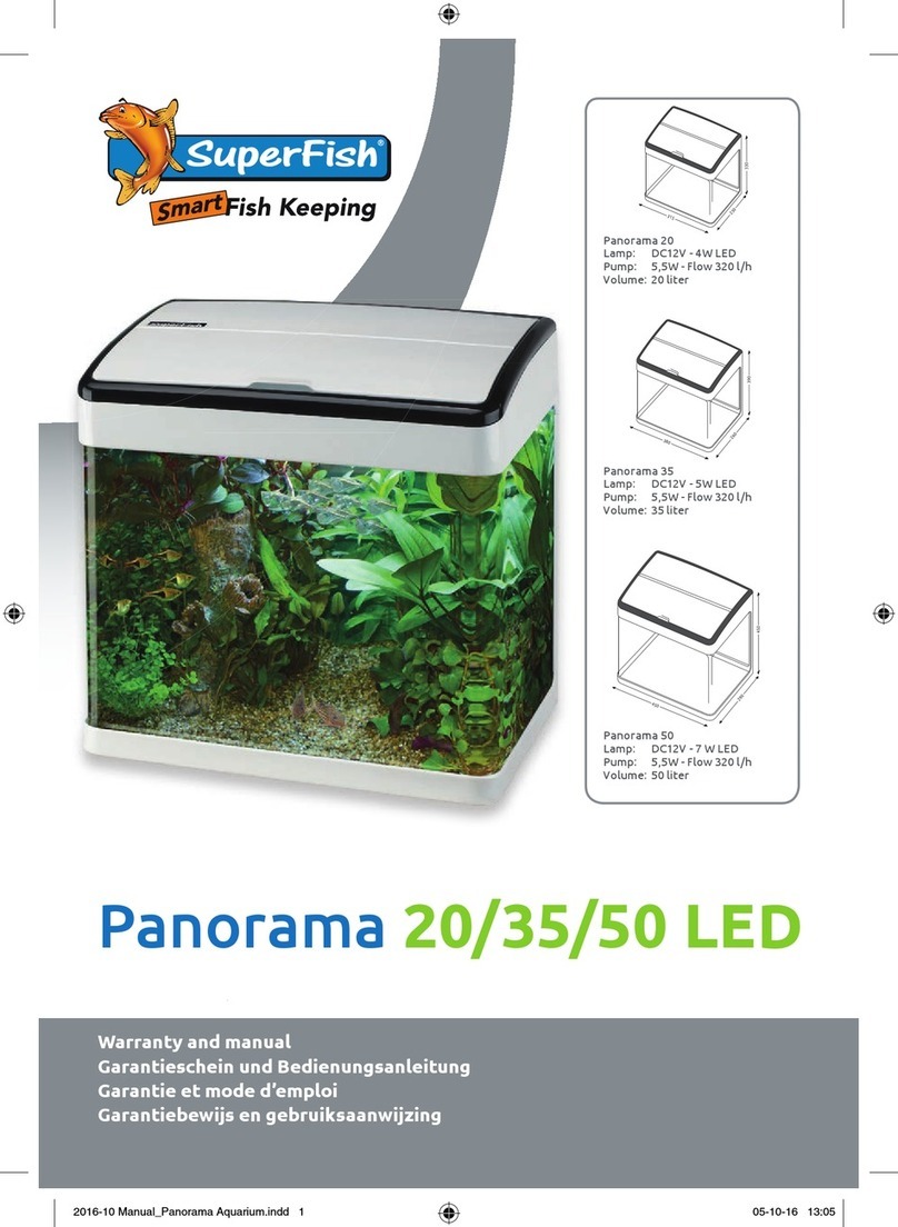 SuperFish Panorama 20 LED Warranty and manual