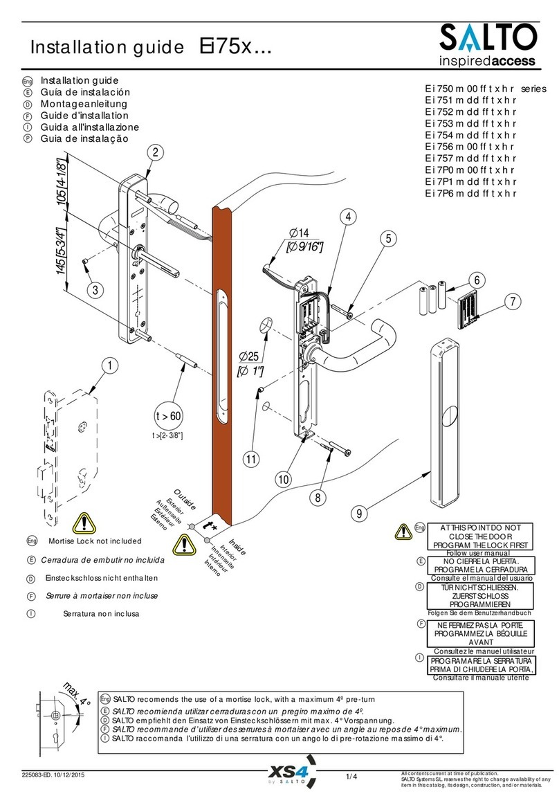 Salto Ei75 Series User manual