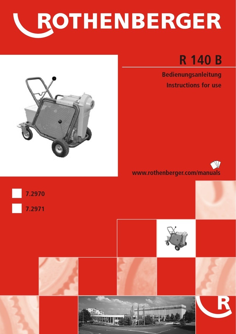 Rothenberger R 140 B User manual
