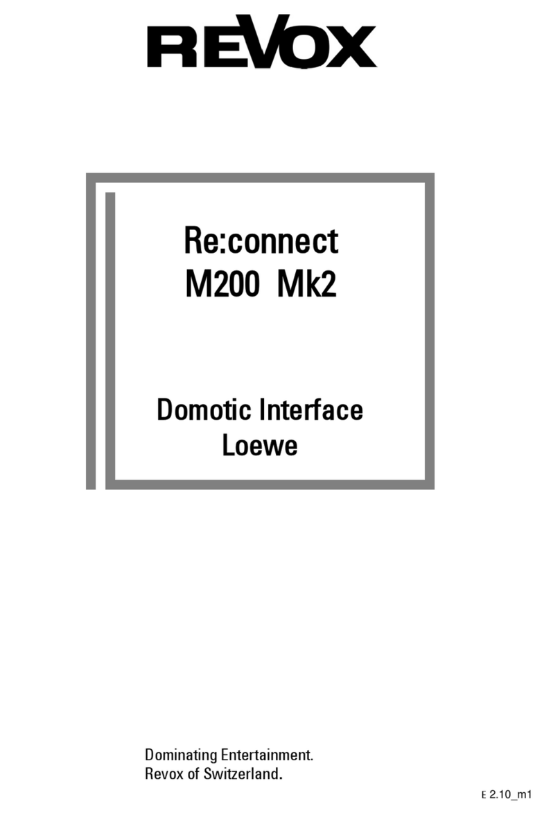 Revox Re:connect M200 Mk2 User manual