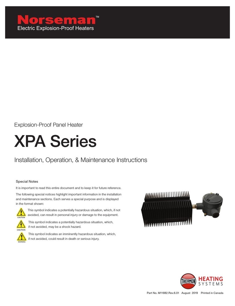 Norseman XPAS Installation, operation & maintenance instructions Norseman XPAS Installation, operation & maintenance instructions