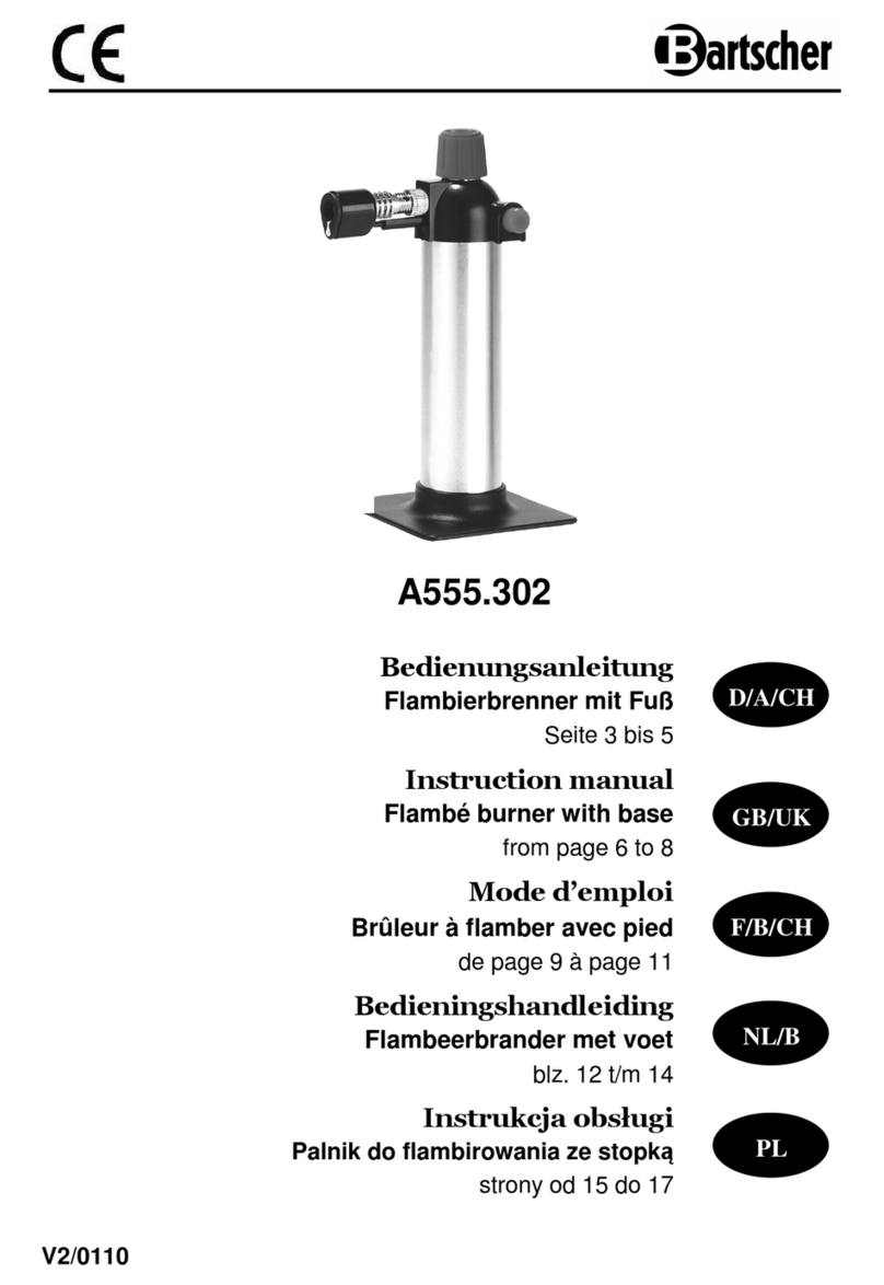 Bartscher A555.302 instruction manual