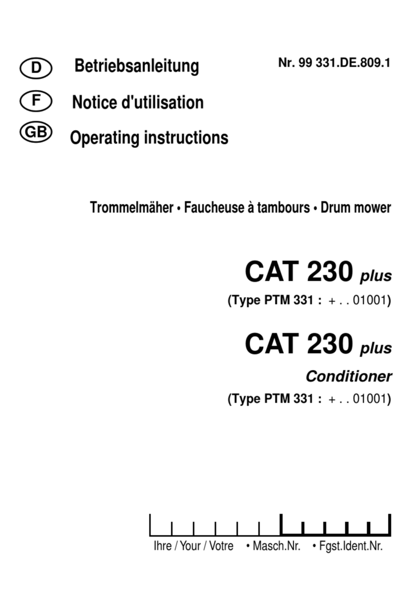 Pottinger CAT 230 plus operating instructions