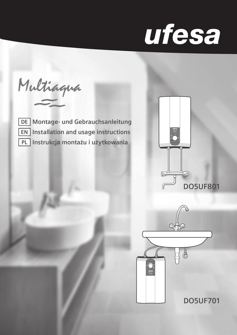 UFESA Multiaqua DO5UF801 Installation and usage instructions UFESA Multiaqua DO5UF801 Installation and usage instructions
