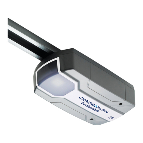 Chamberlain MyQ Connectivity SectionalLift CS65MYQ Installation and operating instructions