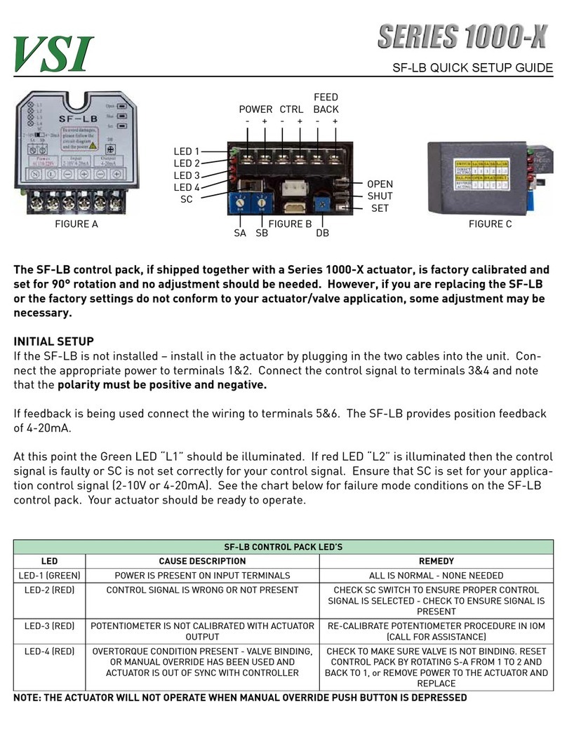 VSI 1000-X Series Quick setup guide