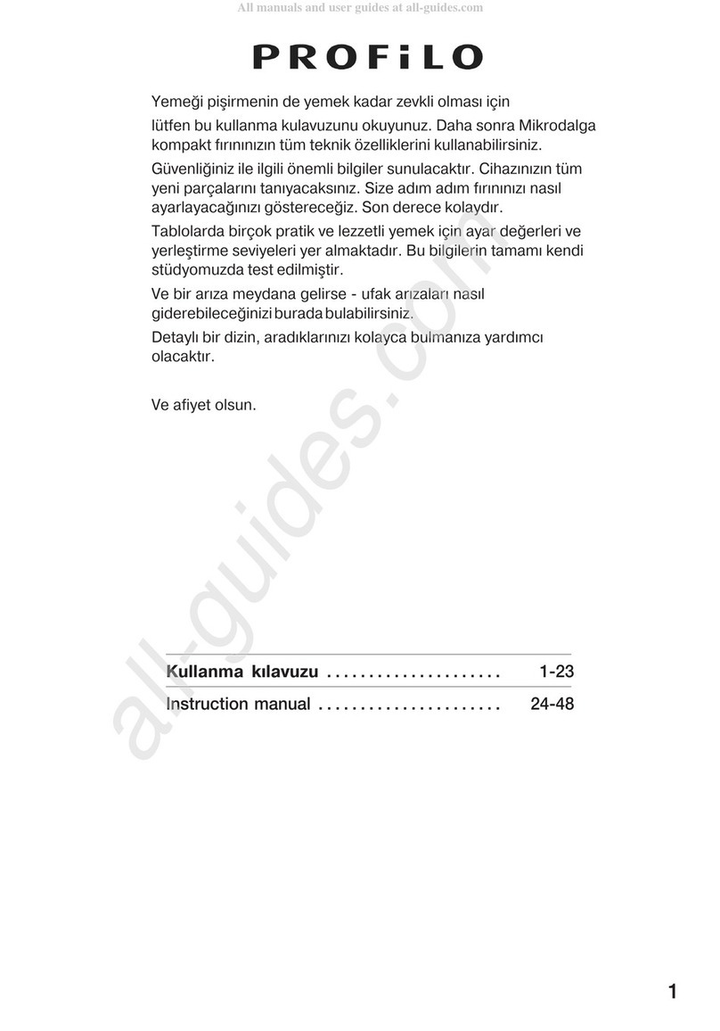 PROFILO MD1000 instruction manual