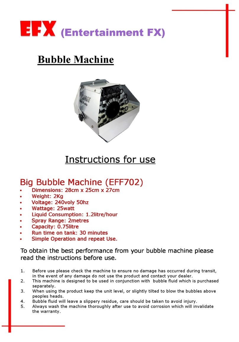 EFX EFF702 User manual