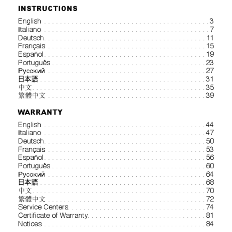 Michael Kors VX3J instructions