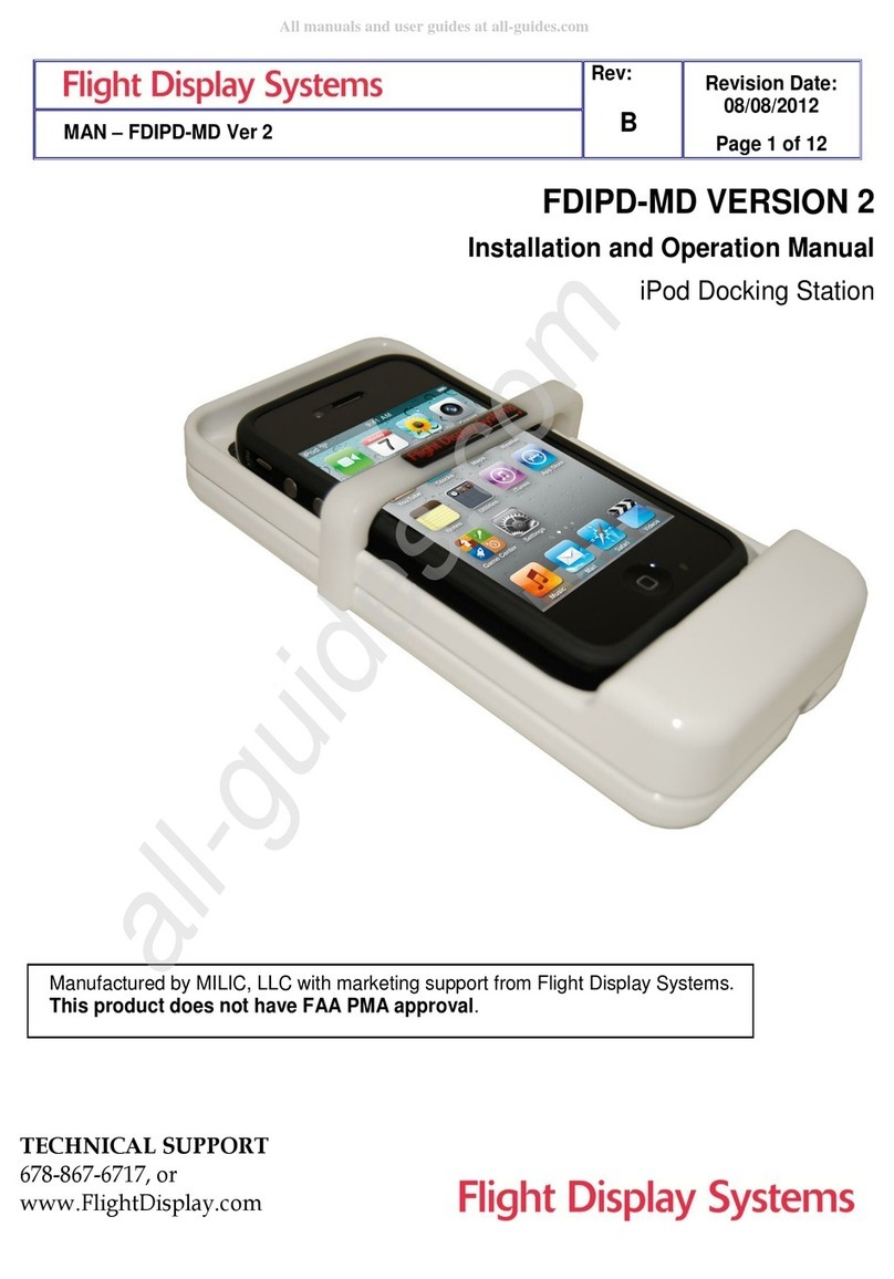 Flight Display Systems FDIP-MD VERSION 2 Installation and operation manual