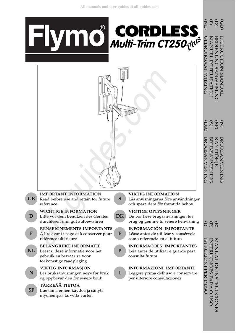 Electrolux Flymo Multi-Trim CT250 Plus Instructional manual Electrolux Flymo Multi-Trim CT250 Plus Instructional manual