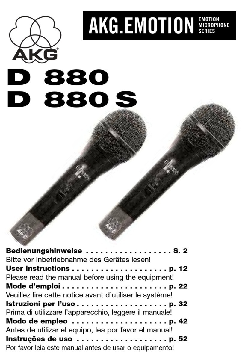 AKG EMOTION Series User manual