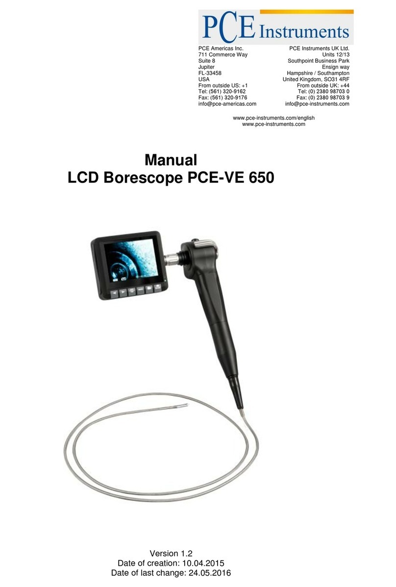 PCE Instruments PCE-VE 650 User manual
