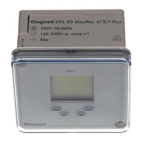 LEGRAND MaxiRex D72/2 Plus Series manual