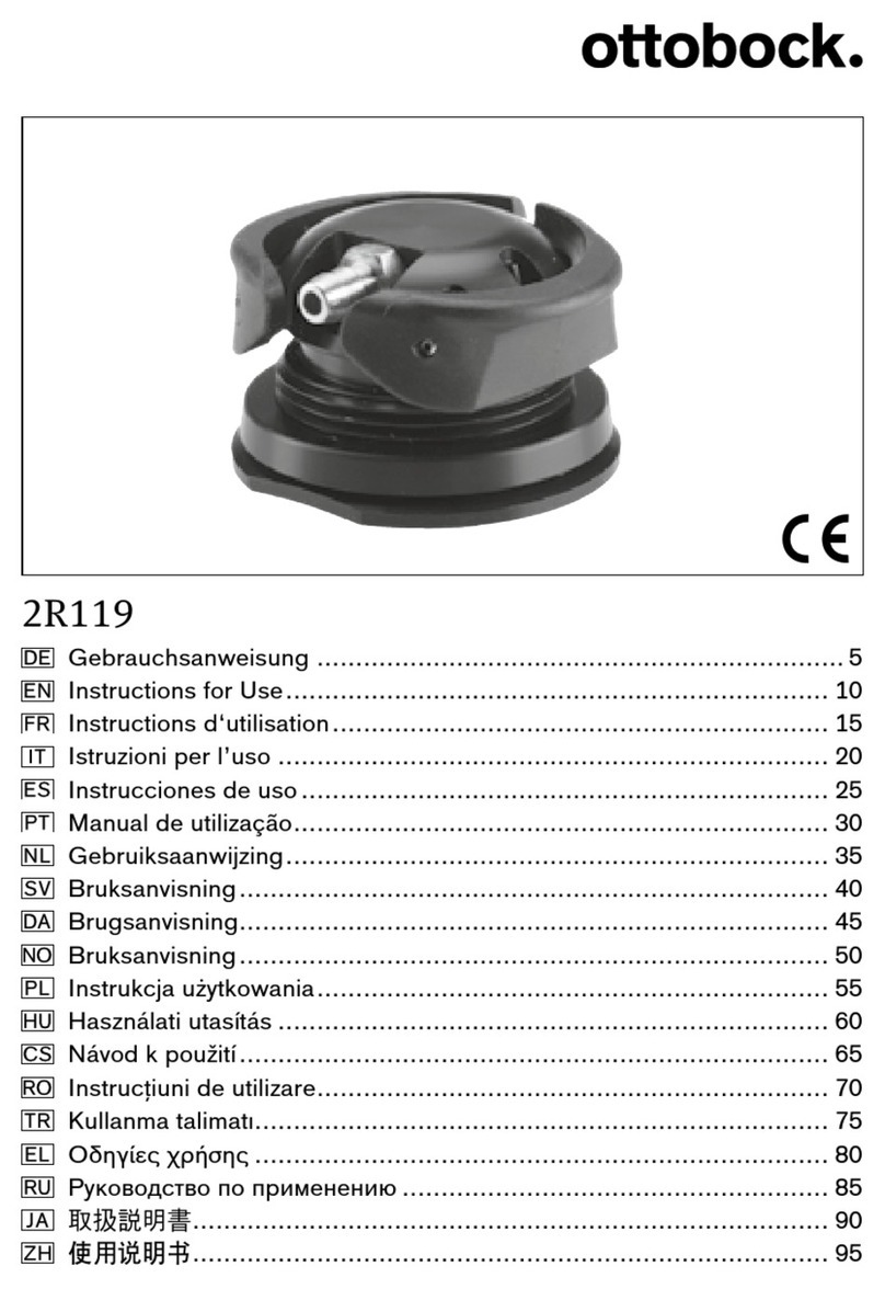 Otto Bock 2R119 User manual Otto Bock 2R119 User manual