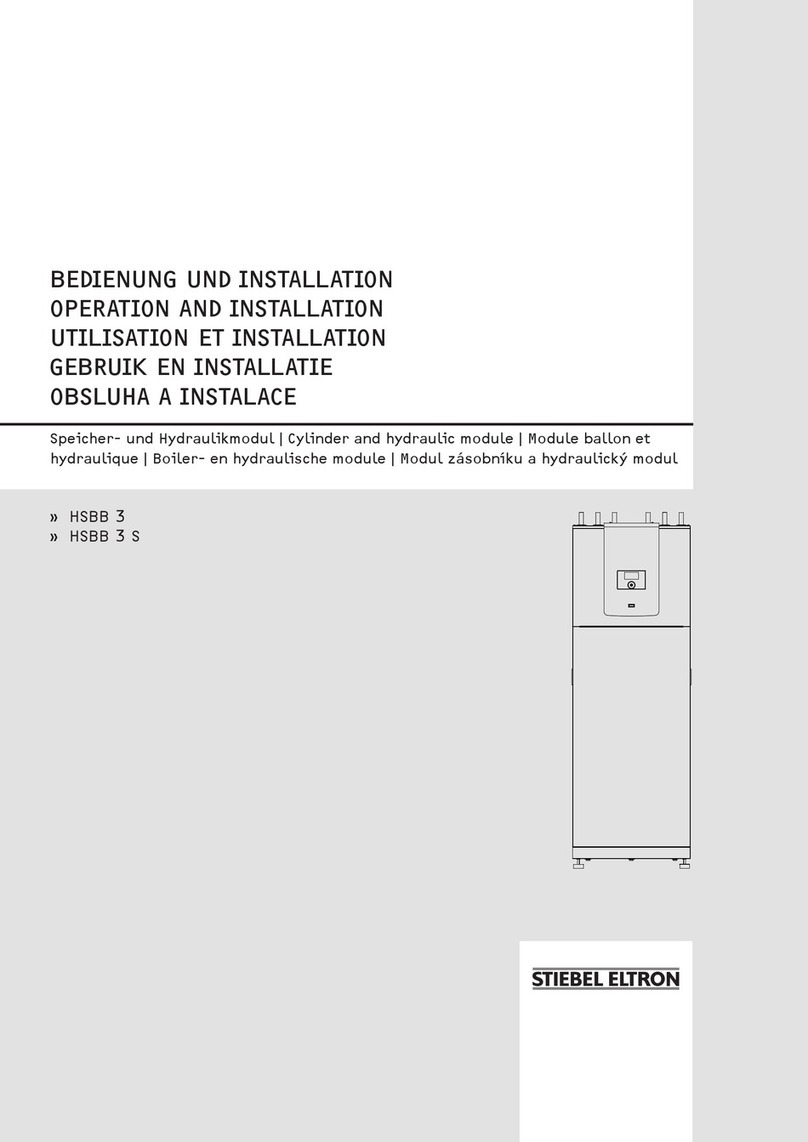 STIEBEL ELTRON HSBB 3 Operation and installation