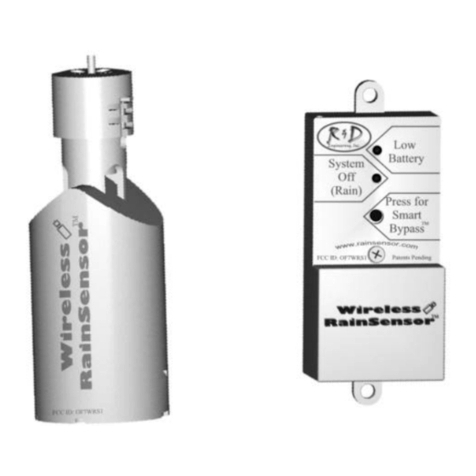 R&D Wireless Rain Sensor instructions