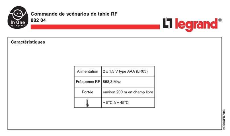 LEGRAND 882 04 manual LEGRAND 882 04 manual