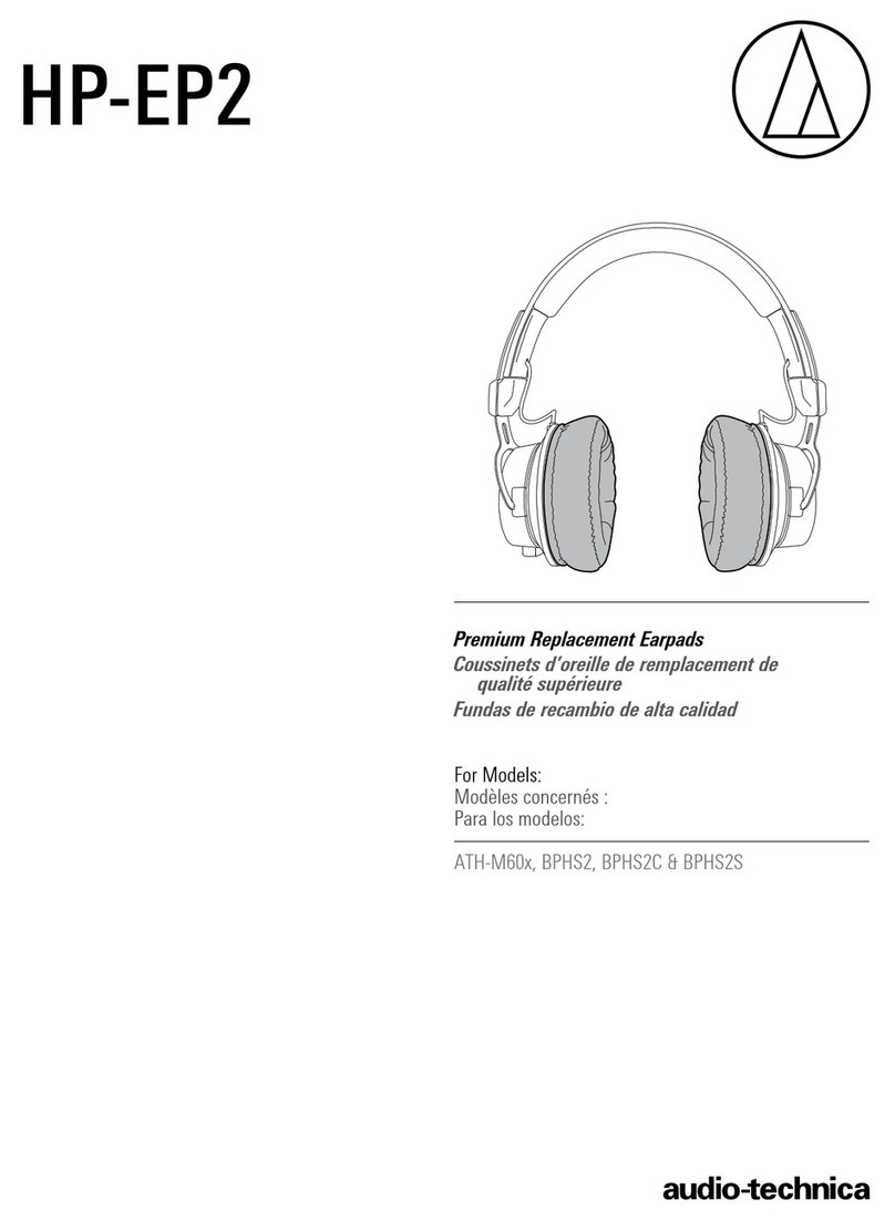 Audio Technica HP-EP2 Parts list manual