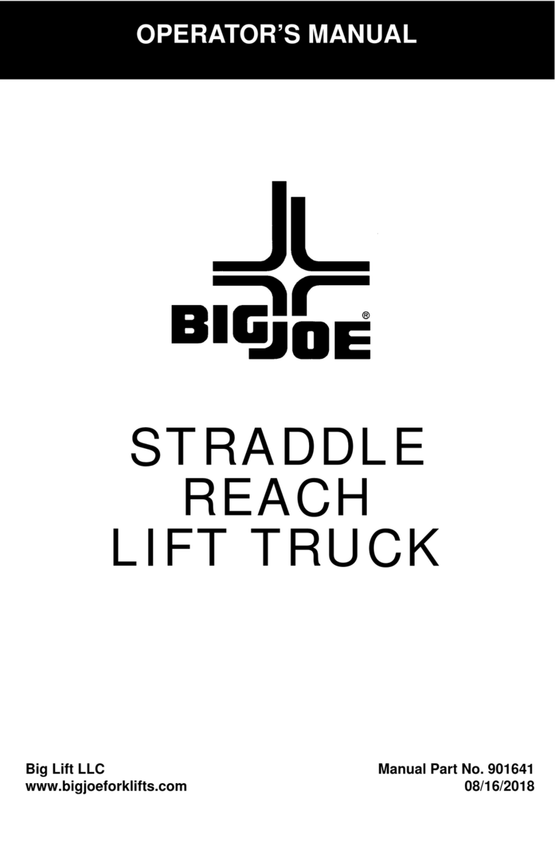 Big Joe PDSR User manual Big Joe PDSR User manual