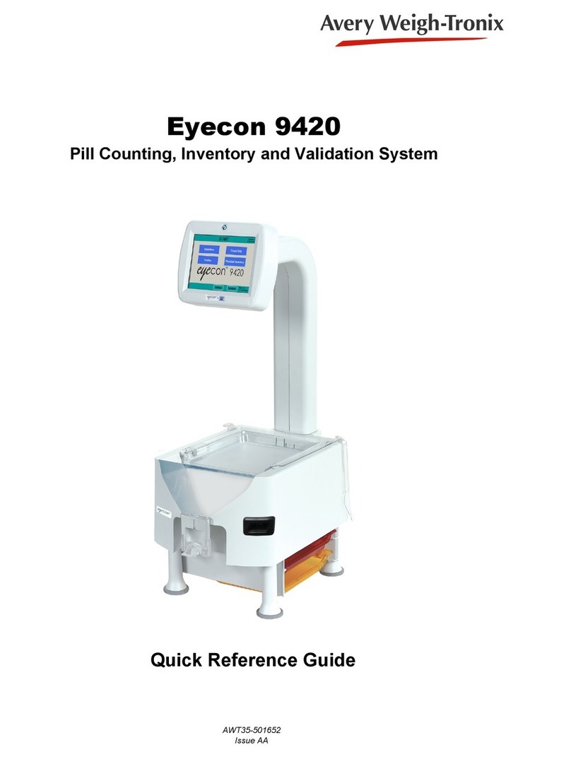 Avery Weigh-Tronix Eyecon 9420 Quick reference guide Avery Weigh-Tronix Eyecon 9420 Quick reference guide