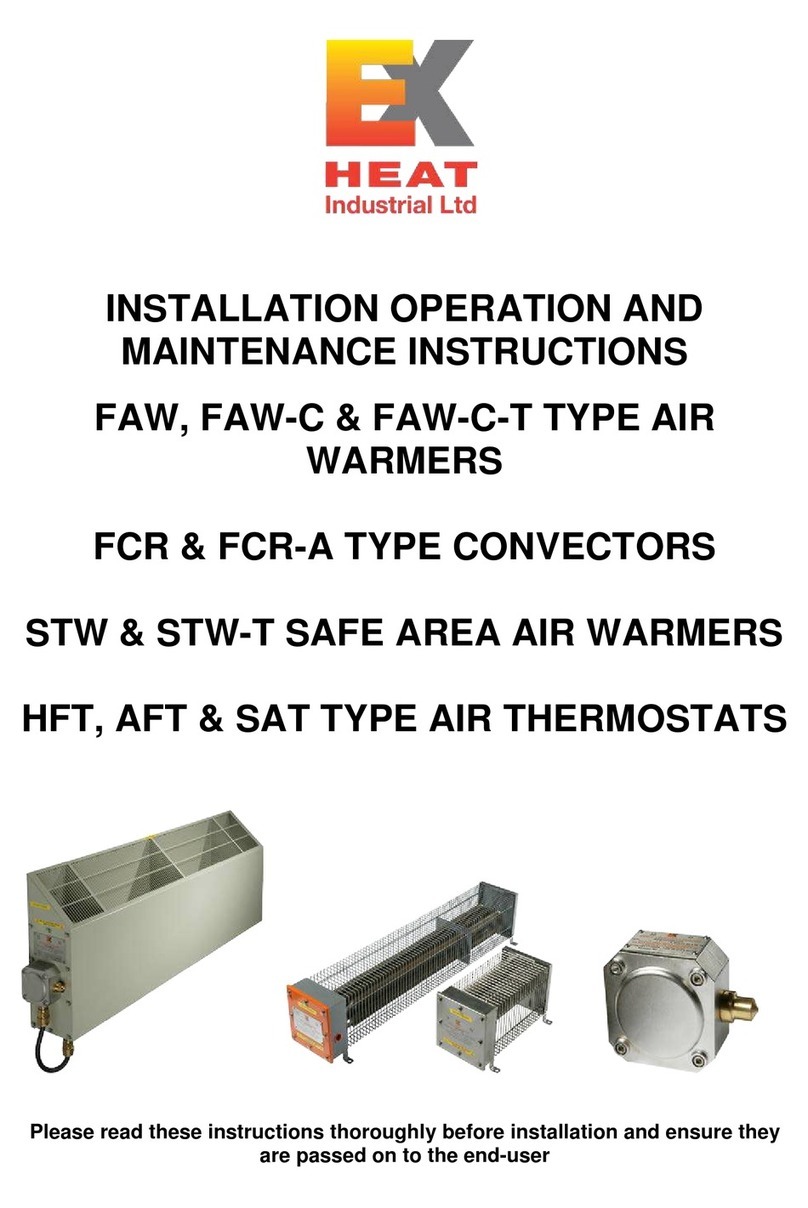heatco FAW Series Installation, operation and maintenance instructions