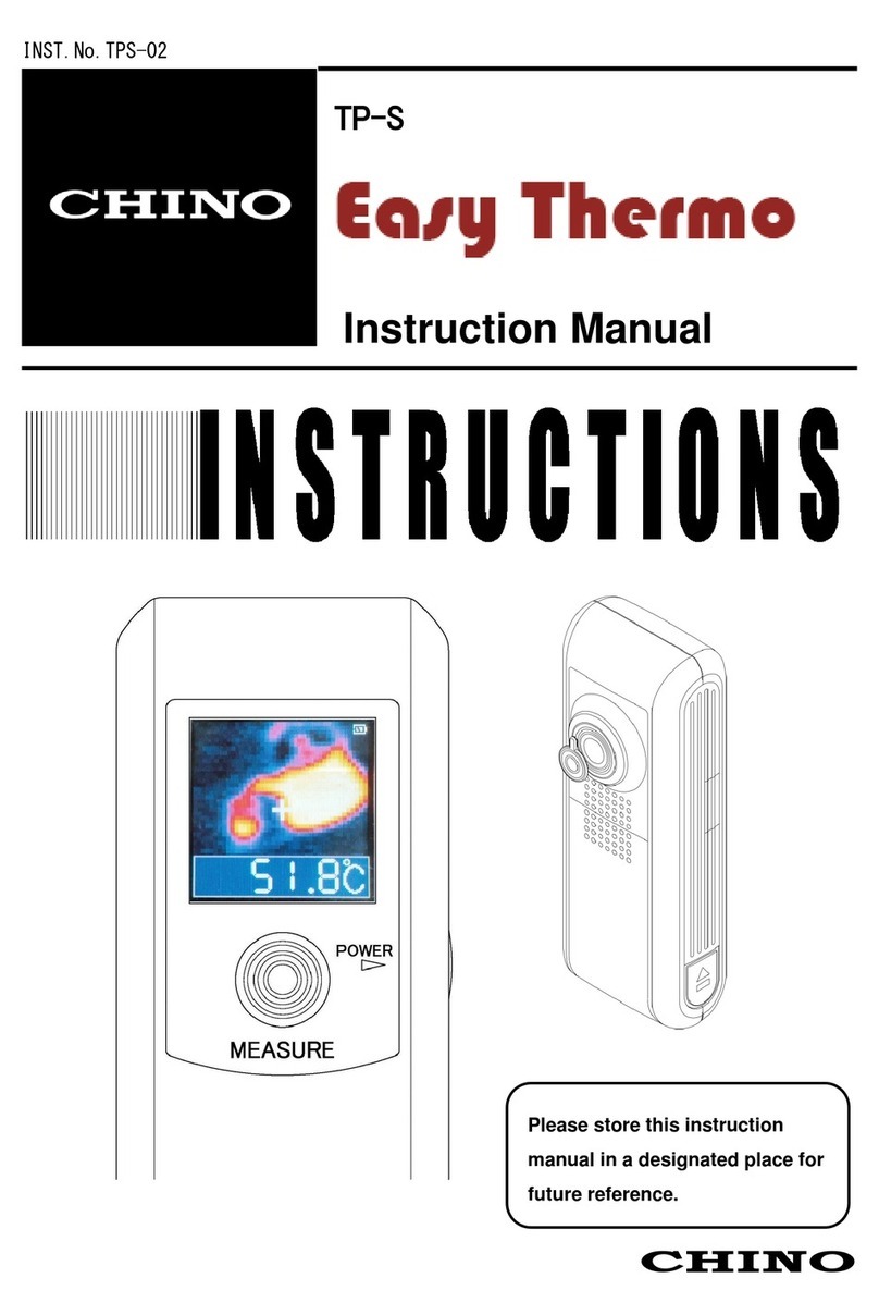 Chino TP-S Easy Thermo User manual Chino TP-S Easy Thermo User manual