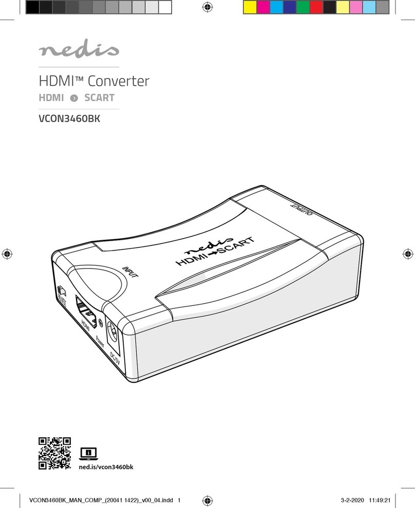 nedis VCON3460BK quick start guide