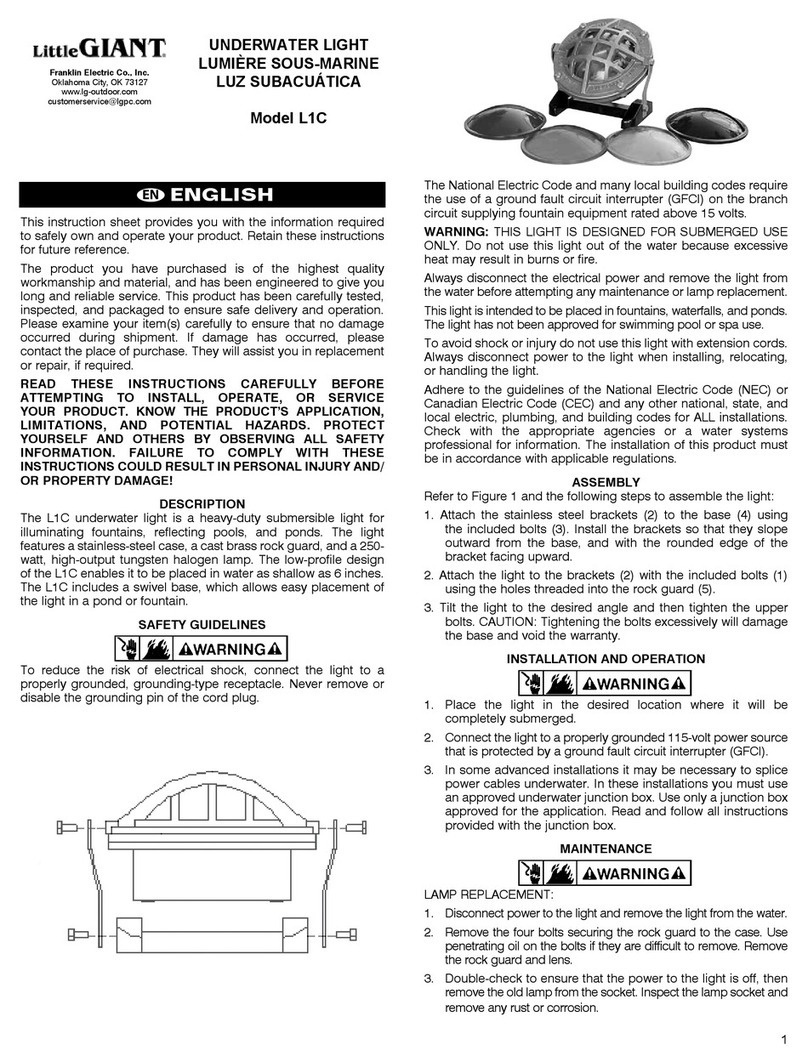 Little Giant L1C instruction sheet