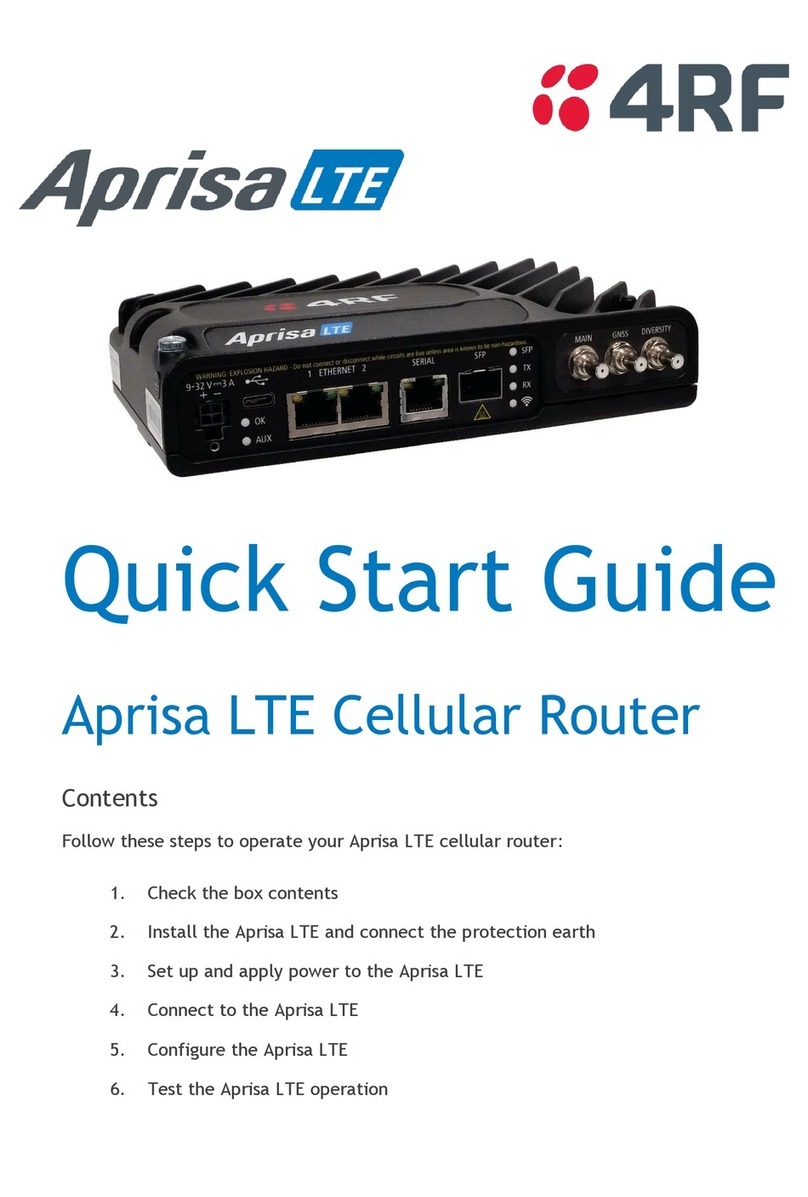 4RF Aprisa LTE quick start guide