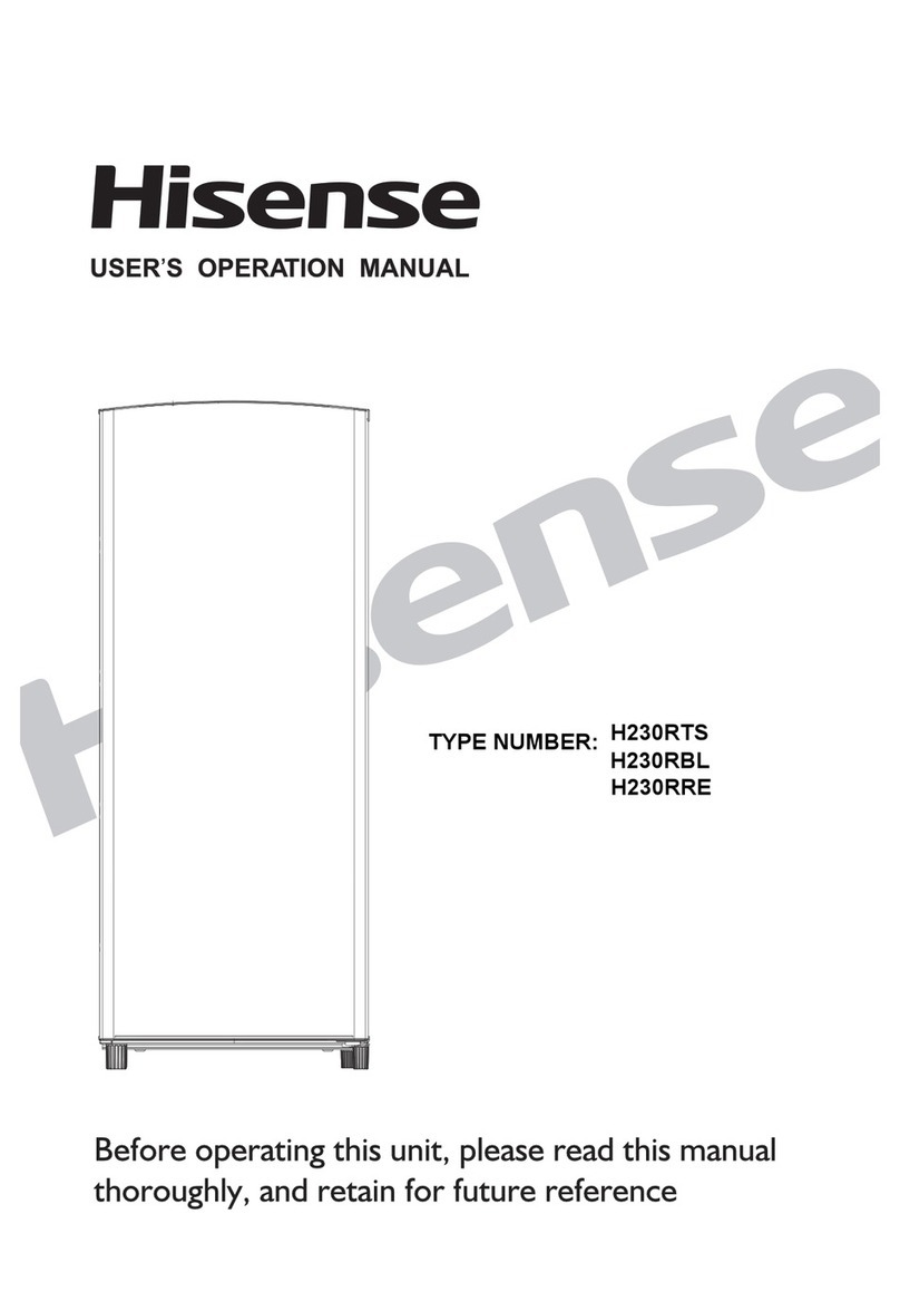 Hisense H230RTS Mounting instructions