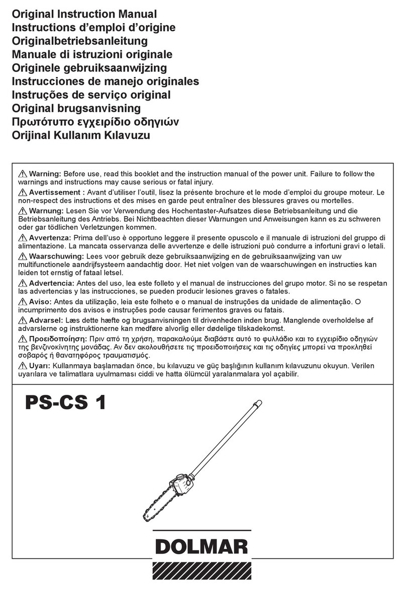 Dolmar PS-CS 1 Original instruction manual